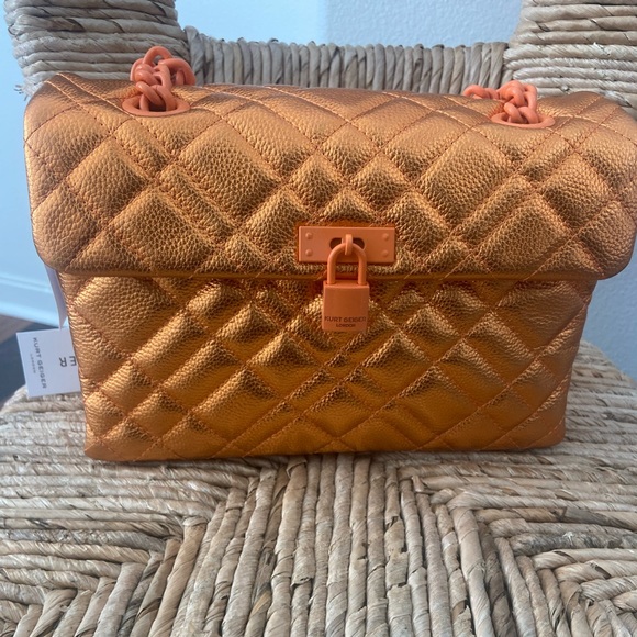 Kurt Geiger Handbags - Kurt Geiger London Quilted Leather Medium Kensington Bag